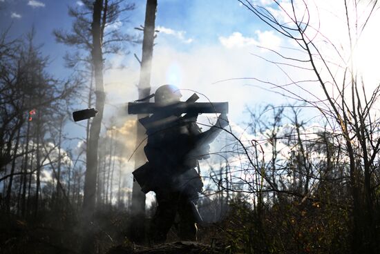 Russia Ukraine Military Operation Troops Training