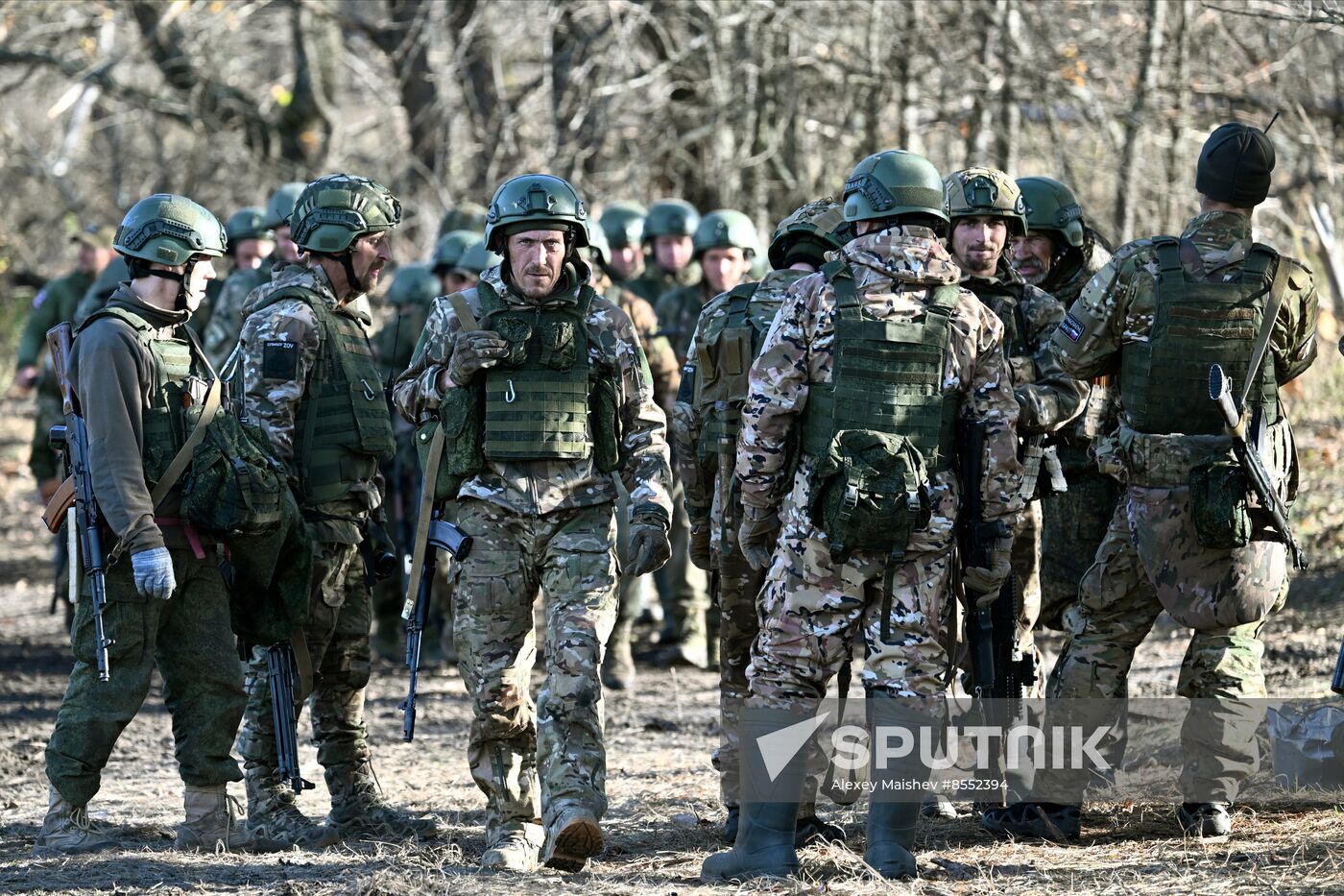 Russia Ukraine Military Operation Troops Training