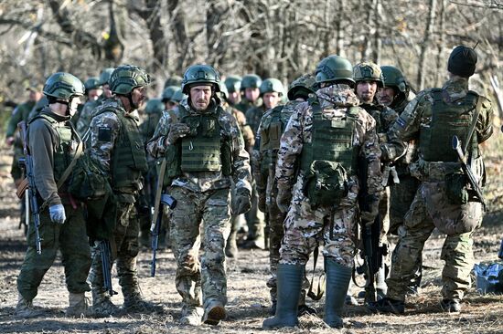 Russia Ukraine Military Operation Troops Training