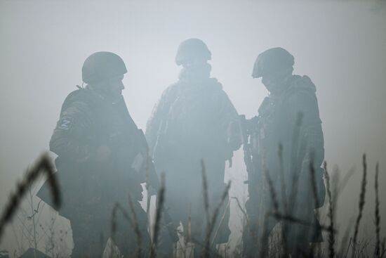 Russia Ukraine Military Operation Troops Training