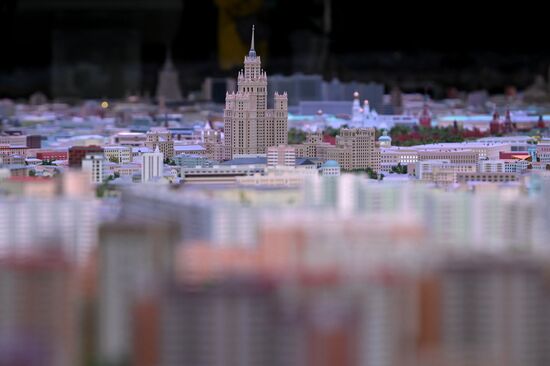 International RUSSIA EXPO forum and exhibition. Miniature Moscow Pavilion opens after renovation