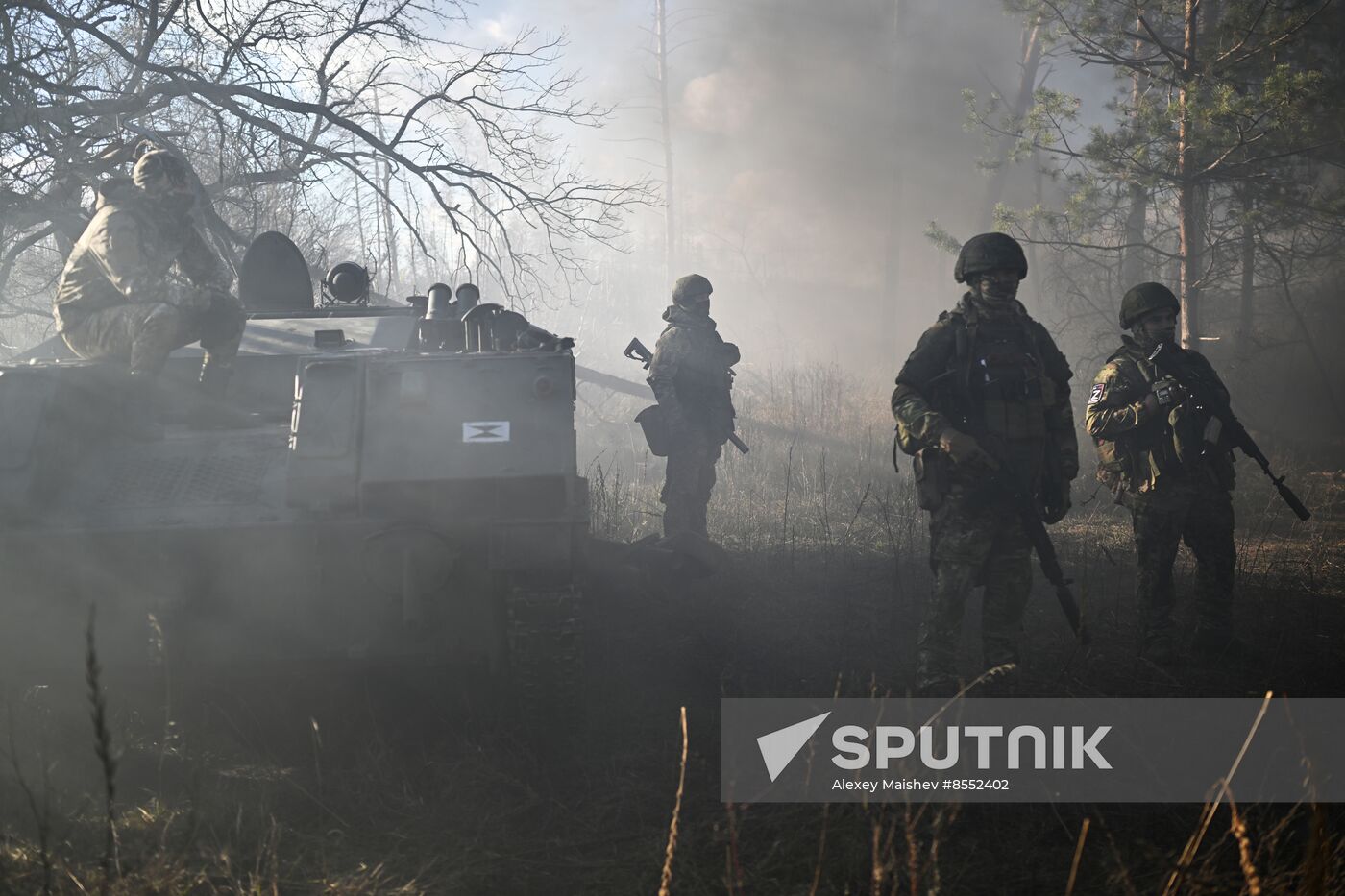 Russia Ukraine Military Operation Troops Training
