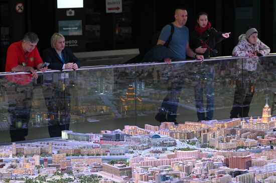 International RUSSIA EXPO forum and exhibition. Miniature Moscow Pavilion opens after renovation