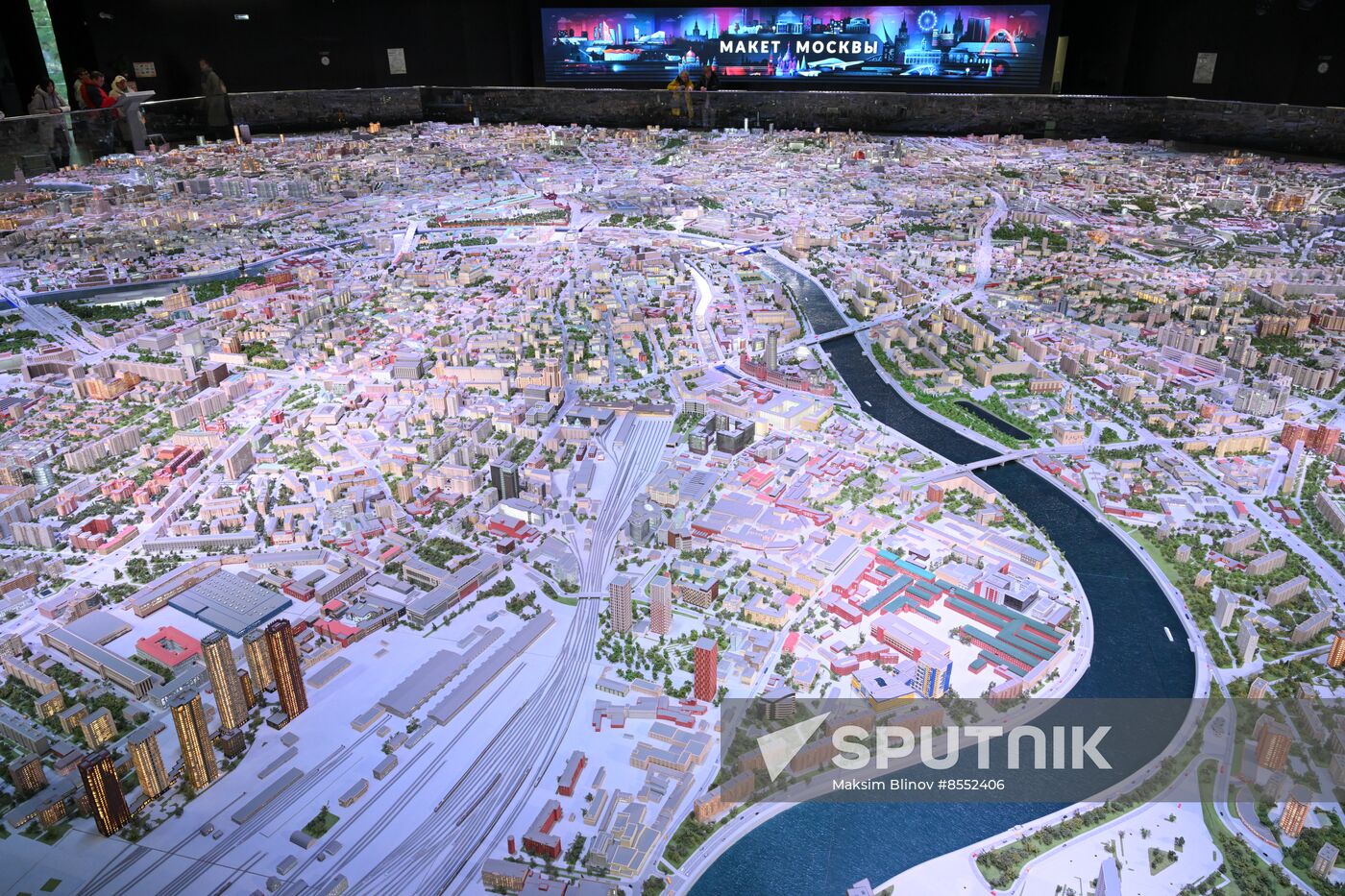 International RUSSIA EXPO forum and exhibition. Miniature Moscow Pavilion opens after renovation