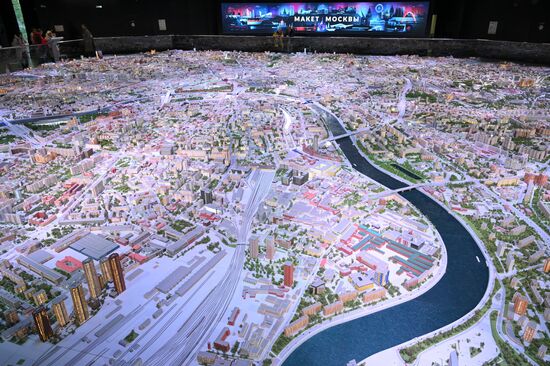 International RUSSIA EXPO forum and exhibition. Miniature Moscow Pavilion opens after renovation