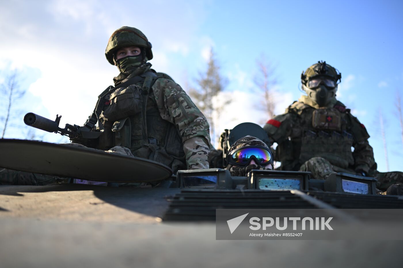 Russia Ukraine Military Operation Troops Training