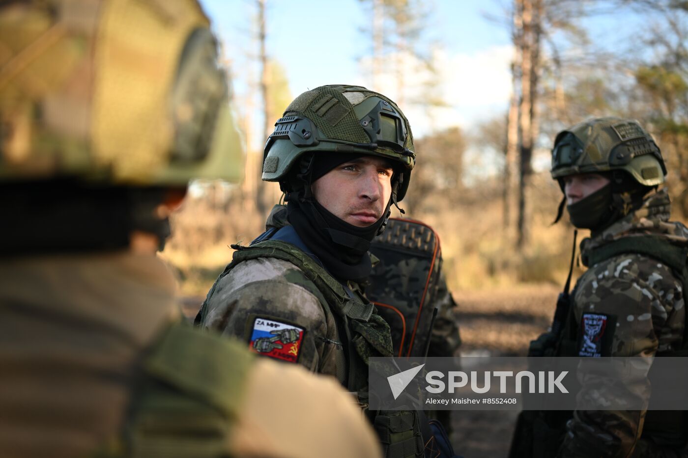 Russia Ukraine Military Operation Troops Training