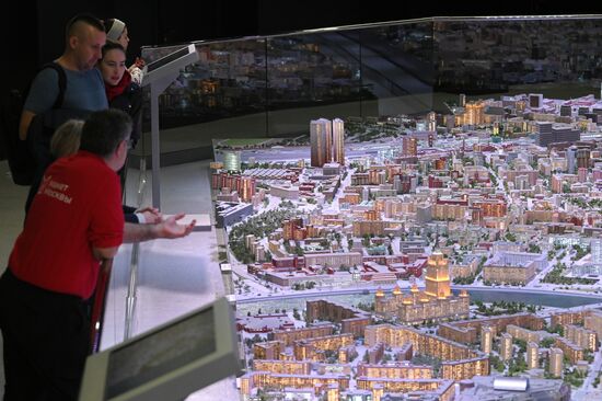 International RUSSIA EXPO forum and exhibition. Miniature Moscow Pavilion opens after renovation