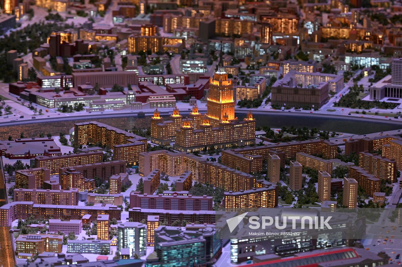 International RUSSIA EXPO forum and exhibition. Miniature Moscow Pavilion opens after renovation