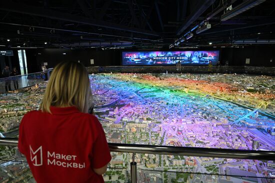 International RUSSIA EXPO forum and exhibition. Miniature Moscow Pavilion opens after renovation