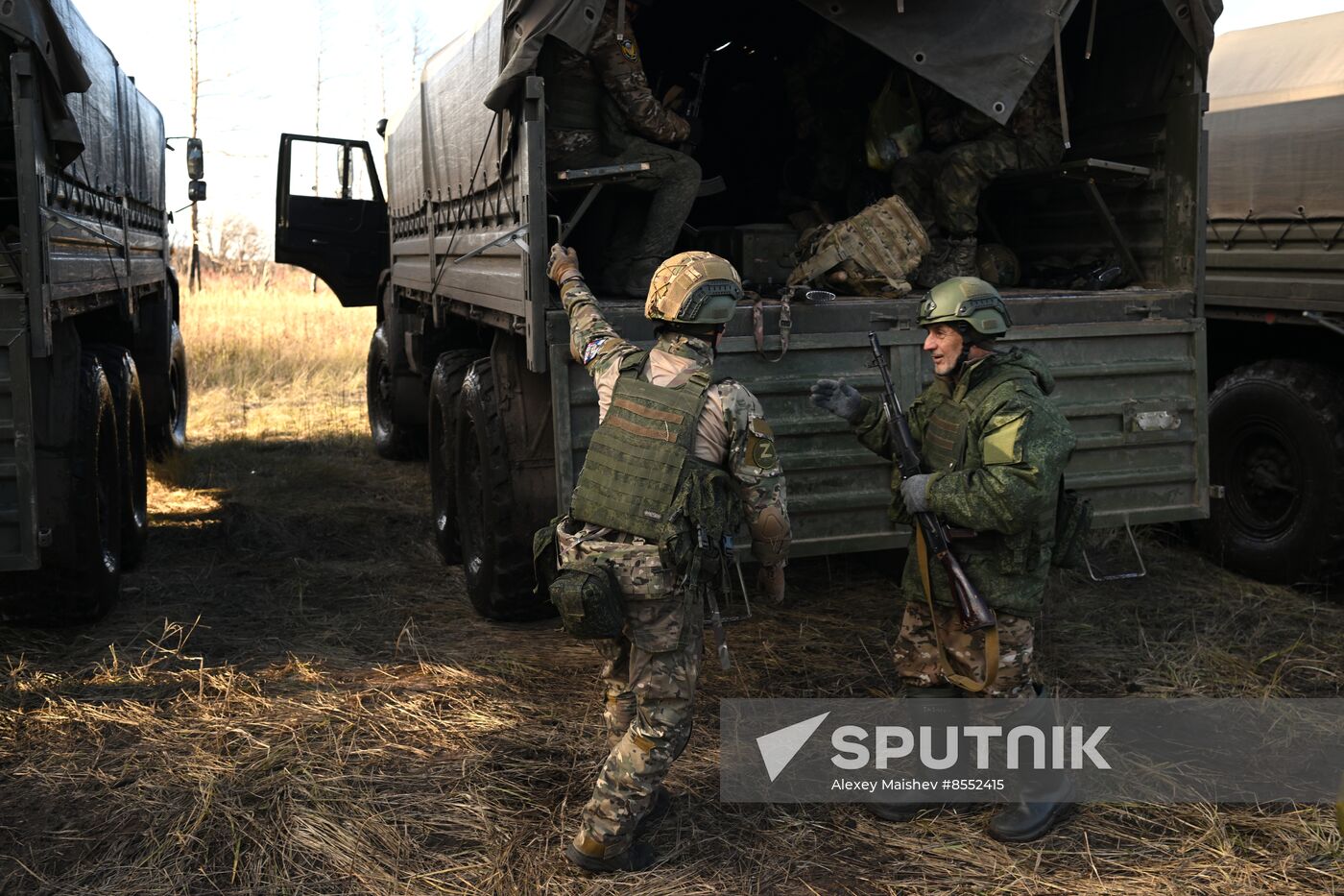 Russia Ukraine Military Operation Troops Training