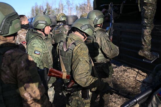 Russia Ukraine Military Operation Troops Training