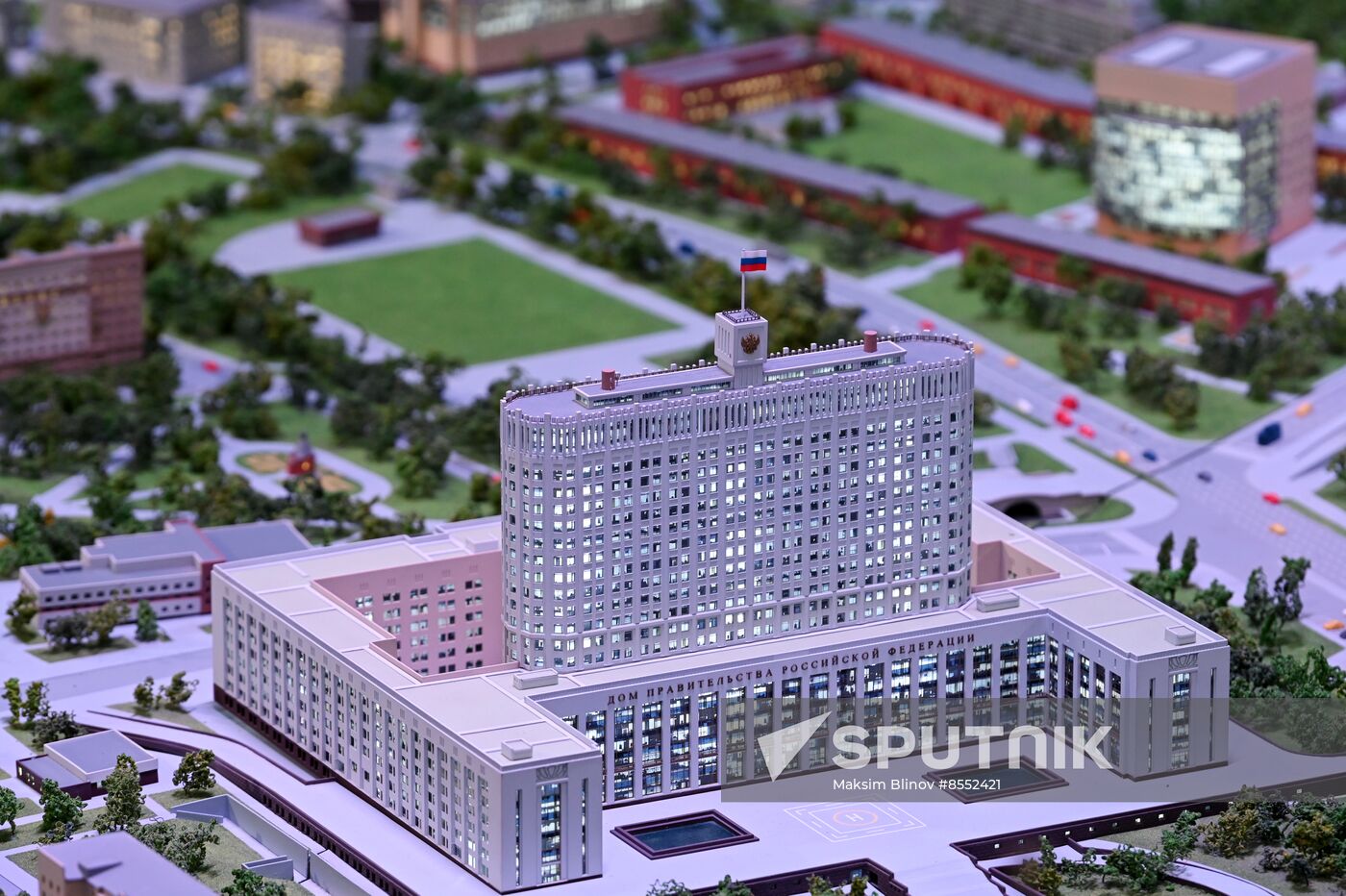 International RUSSIA EXPO forum and exhibition. Miniature Moscow Pavilion opens after renovation