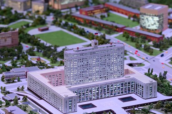 International RUSSIA EXPO forum and exhibition. Miniature Moscow Pavilion opens after renovation