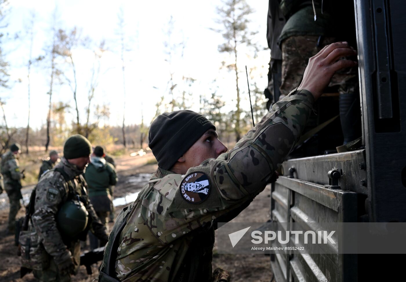 Russia Ukraine Military Operation Troops Training