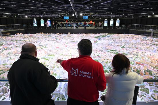 International RUSSIA EXPO forum and exhibition. Miniature Moscow Pavilion opens after renovation