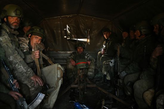 Russia Ukraine Military Operation Troops Training