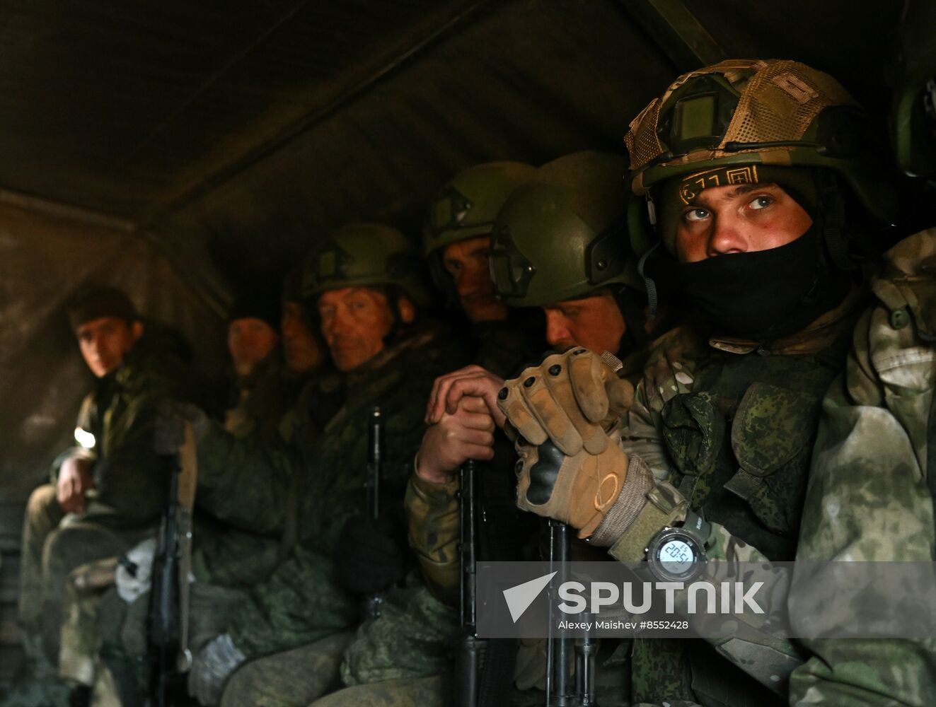 Russia Ukraine Military Operation Troops Training