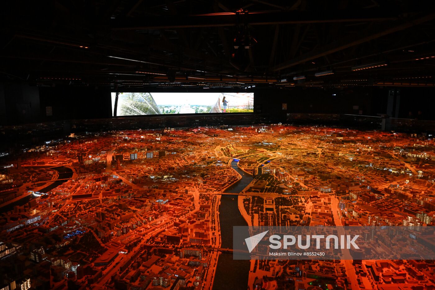 International RUSSIA EXPO forum and exhibition. Miniature Moscow Pavilion opens after renovation
