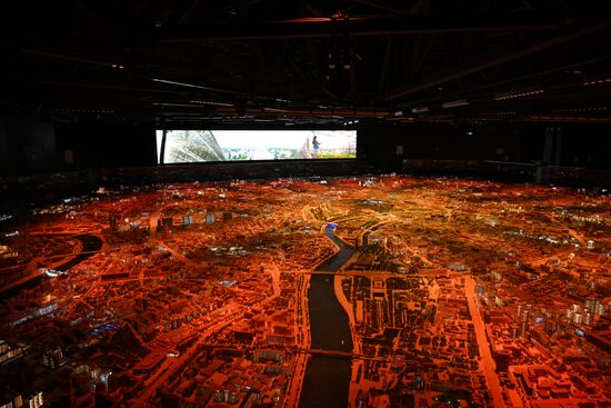 International RUSSIA EXPO forum and exhibition. Miniature Moscow Pavilion opens after renovation