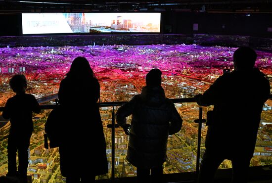 International RUSSIA EXPO forum and exhibition. Miniature Moscow Pavilion opens after renovation