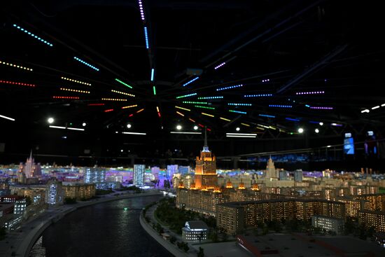 International RUSSIA EXPO forum and exhibition. Miniature Moscow Pavilion opens after renovation