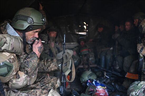 Russia Ukraine Military Operation Troops Training