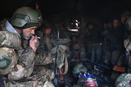 Russia Ukraine Military Operation Troops Training