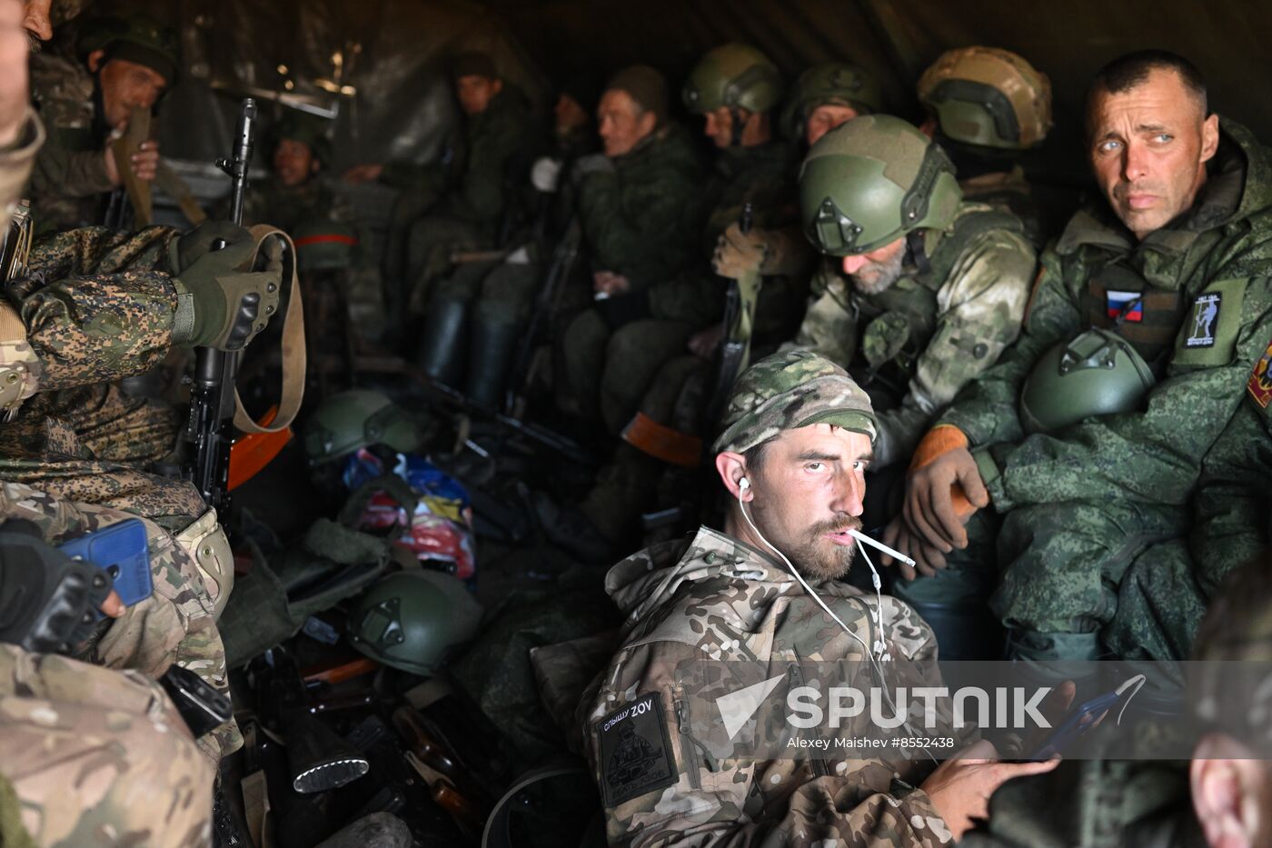 Russia Ukraine Military Operation Troops Training