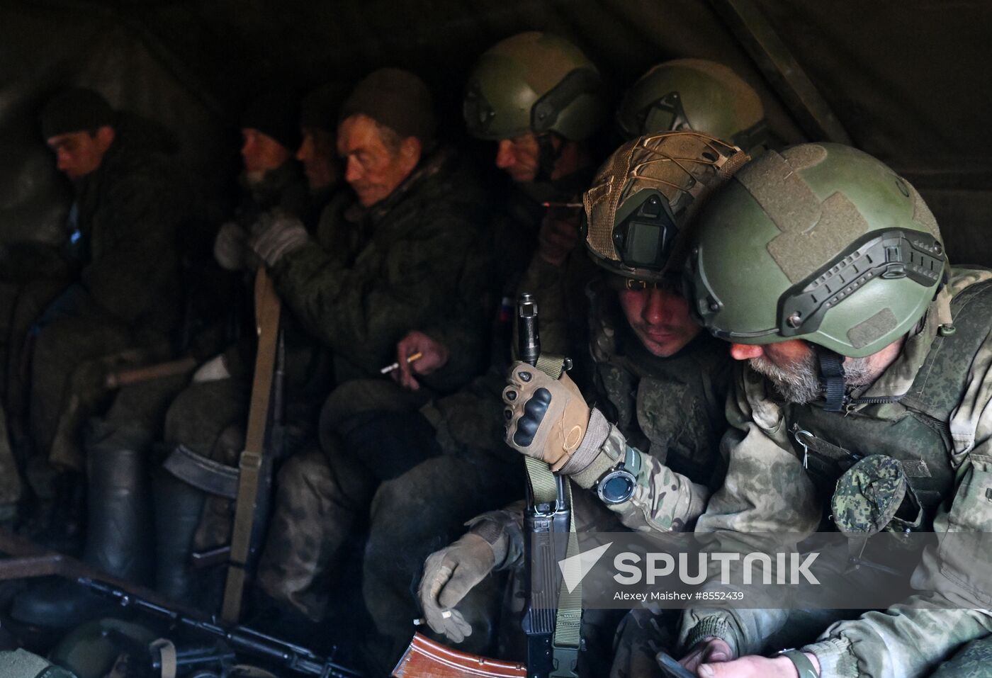 Russia Ukraine Military Operation Troops Training