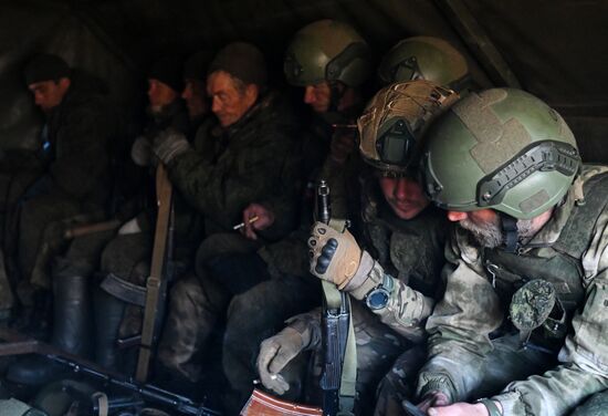 Russia Ukraine Military Operation Troops Training