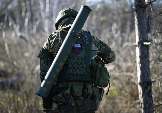 Russia Ukraine Military Operation Troops Training