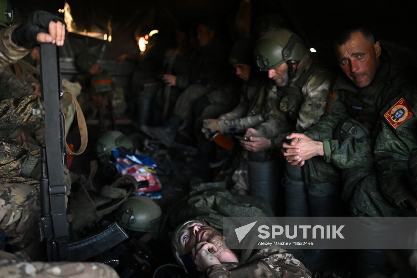 Russia Ukraine Military Operation Troops Training