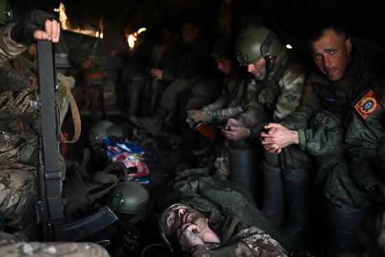 Russia Ukraine Military Operation Troops Training