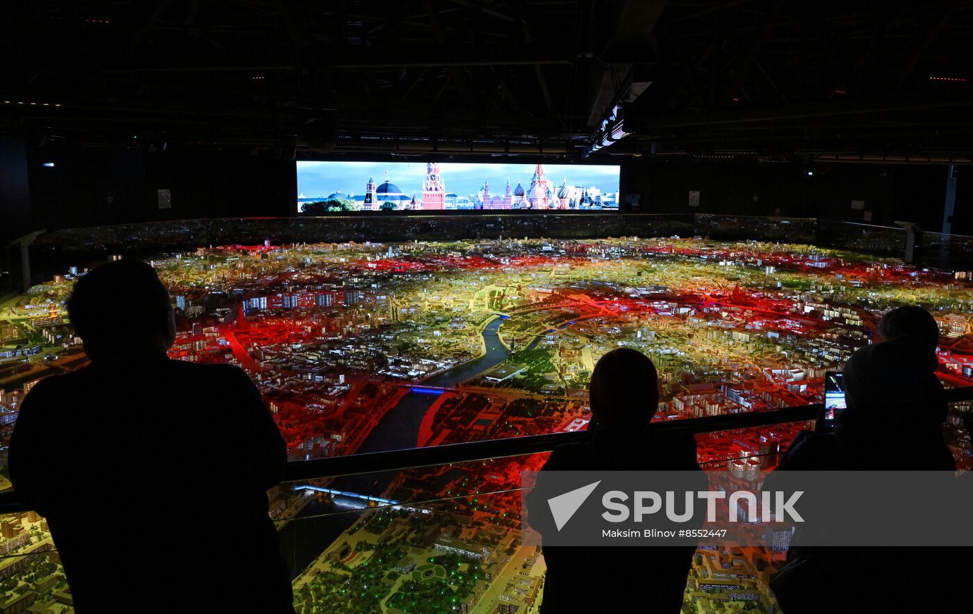 International RUSSIA EXPO forum and exhibition. Miniature Moscow Pavilion opens after renovation