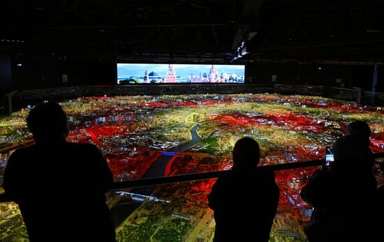 International RUSSIA EXPO forum and exhibition. Miniature Moscow Pavilion opens after renovation