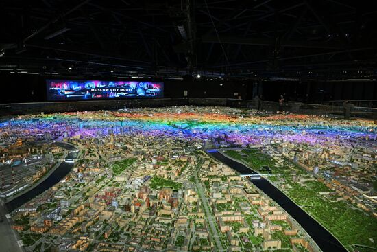 International RUSSIA EXPO forum and exhibition. Miniature Moscow Pavilion opens after renovation