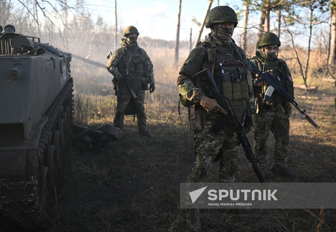 Russia Ukraine Military Operation Troops Training