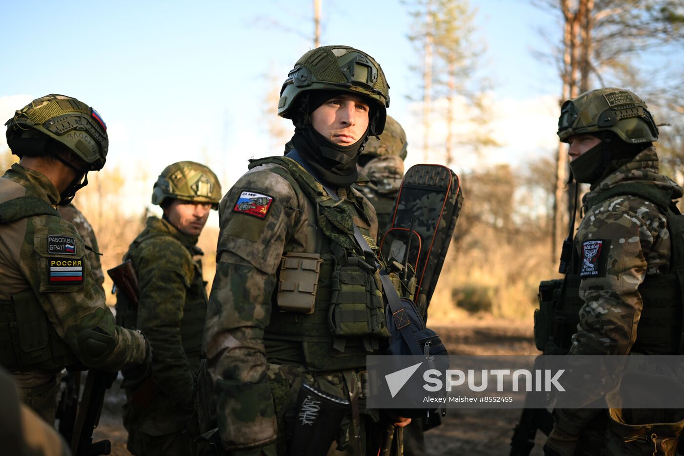 Russia Ukraine Military Operation Troops Training