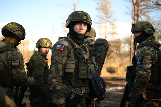 Russia Ukraine Military Operation Troops Training