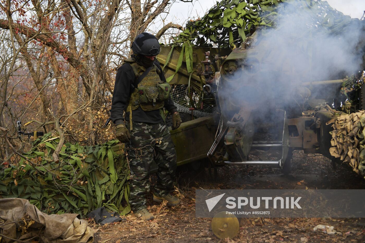 Russia Ukraine Military Operation Artillery Unit