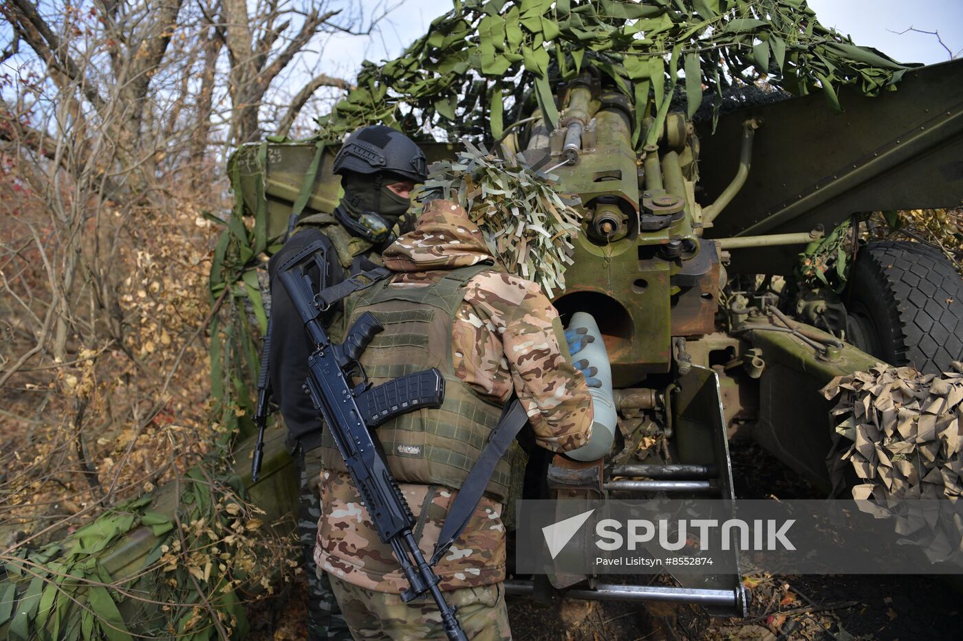 Russia Ukraine Military Operation Artillery Unit