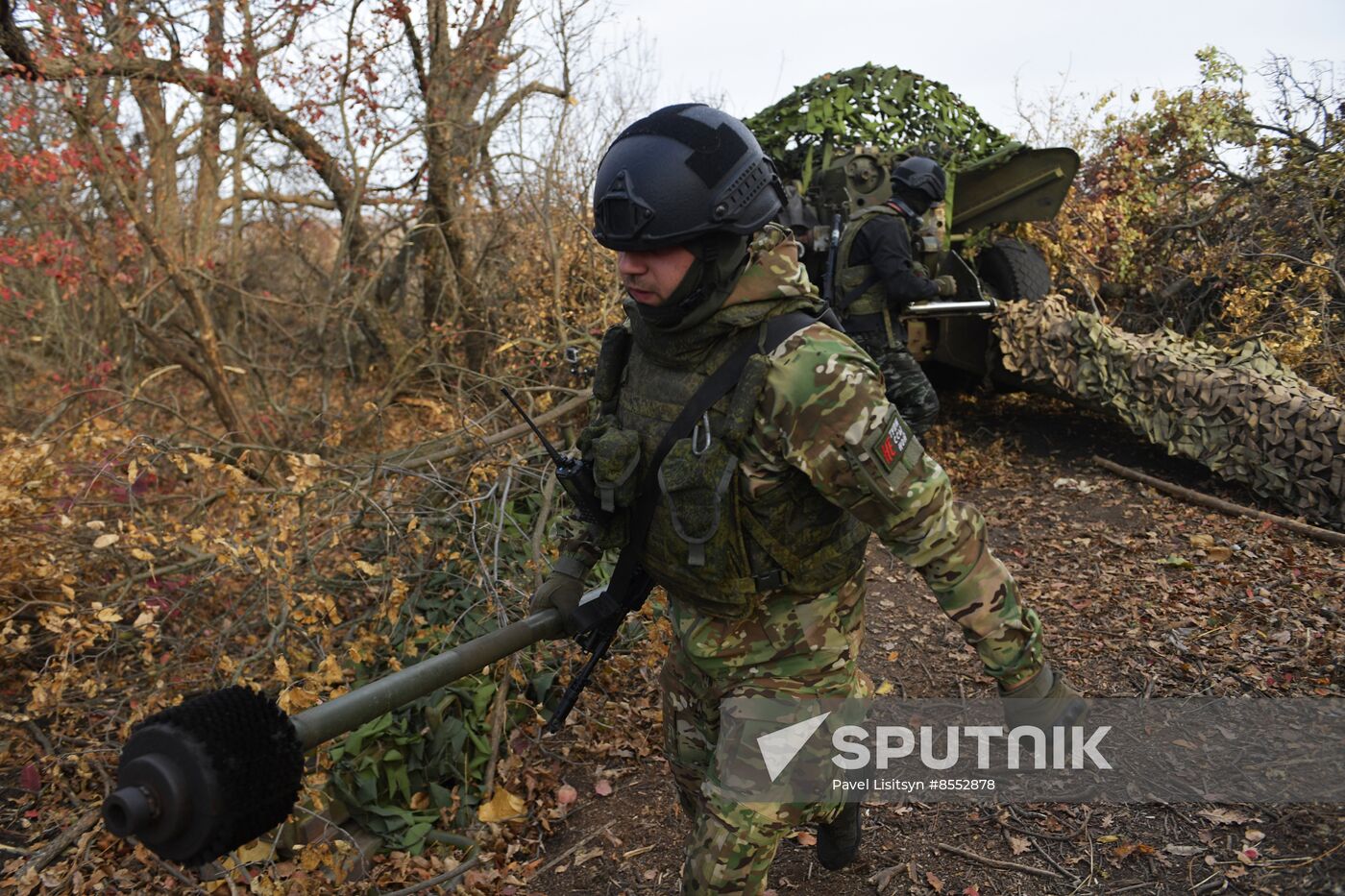 Russia Ukraine Military Operation Artillery Unit