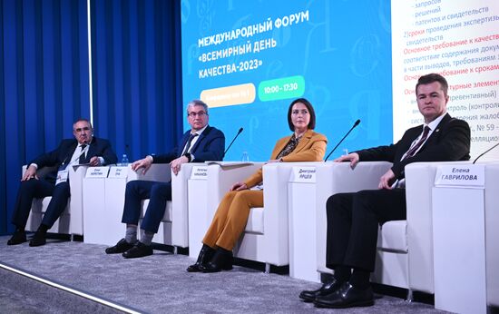 International RUSSIA EXPO forum and exhibition. World Quality Day