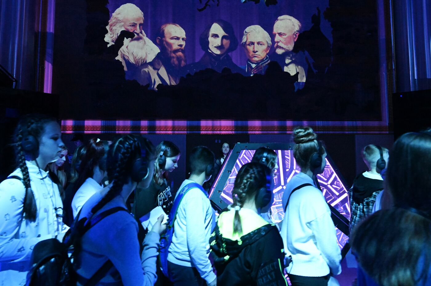 International RUSSIA EXPO forum and exhibition. Children's groups from various regions