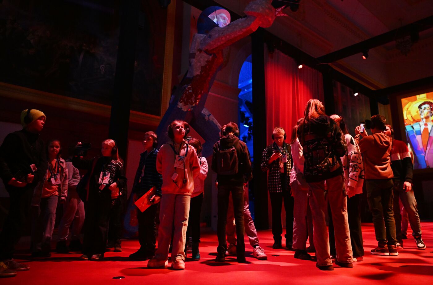 International RUSSIA EXPO forum and exhibition. Children's groups from various regions