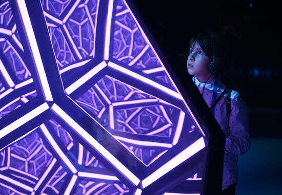 International RUSSIA EXPO forum and exhibition. Children's groups from various regions