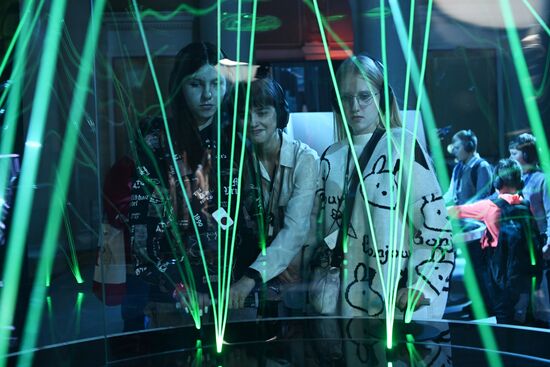 International RUSSIA EXPO forum and exhibition. Children's groups from various regions