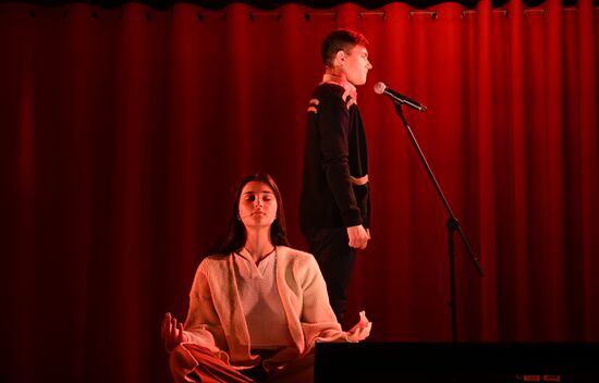 International RUSSIA EXPO forum and exhibition. Finals and awards ceremony of contest for The Hard Exam best stage production as part of Knowledge: Theater all-Russian educational project