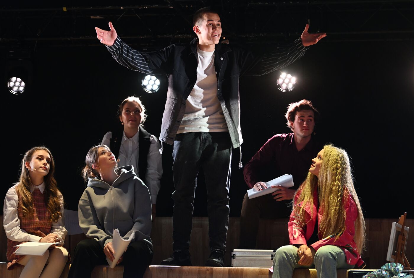 International RUSSIA EXPO forum and exhibition. Finals and awards ceremony of contest for The Hard Exam best stage production as part of Knowledge: Theater all-Russian educational project